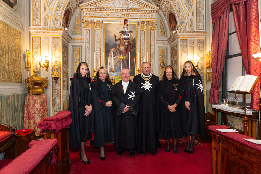Solenne cerimonia di investitura presso il Sovrano Militare Ordine di Malta