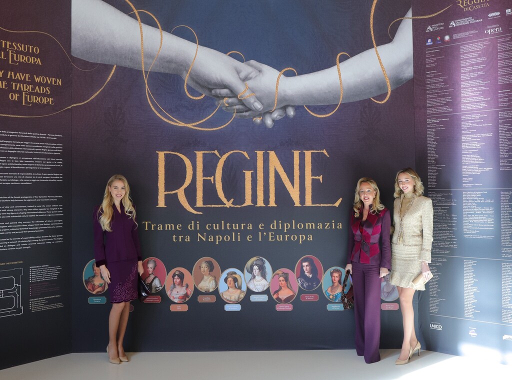 Inaugurazione della mostra “Regine” alla Reggia di Caserta