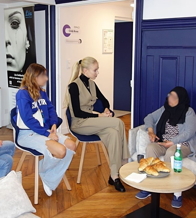 Visit to the « Léa Solidarité Femmes » refuge supported by the « Fondation des Femmes » Visit to the « Léa Solidarité Femmes » refuge supported by the « Fondation des Femmes »